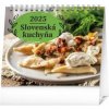 Stolový kalendár Slovenská kuchyňa 2025, 16,5 × 13 cm