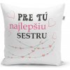 Sablio Vankúš Pre tú najlepšiu sestru 40x40