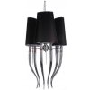Azzardo Azzardo AZ1345 - Luster na reťazi DIABLO 6xE14/11W/230V čierna AZ1345 + záruka 3 roky zadarmo