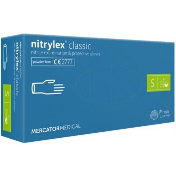 Mercator Medical Nitrylex Classic modré 100 ks