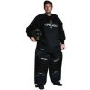 Unihoc Goalie ALPHA EVOLAB black/silver set with helmet XXL, čierna / strieborná