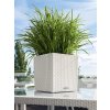 Kvetináč Lechuza Trend Cube Cottage All inclusive set white 30x30x33