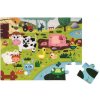 Janod Puzzle dotykové Zvieratká na farme