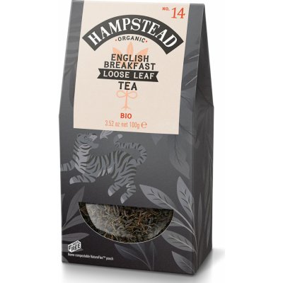 Hampstead Tea London BIO Čierny sypaný čaj English Breakfast, 100 g