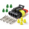 zástrčka Superseal 1.5 obal dutiniek 4P (sada)