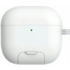 AppleKing obal s výklopným stojanom a karabínou pre AirPods 4 - biely - možnosť vrátiť tovar ZADARMO do 30tich dní