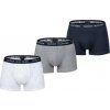 Pánske boxerky Tommy Hilfiger, 3P TRUNK PRINT tmavo modrá,biela,sivá S