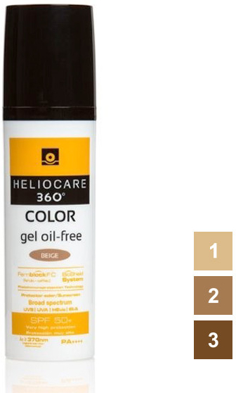 Heliocare 360° gél Oil-Free Pearl SPF50+ 50 ml