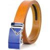 Kožený opasok s automatickou prackou BLUE TOP Koňaková