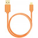 Axagon BUMM-AM10QO Micro USB 2A, 1m, oranžový