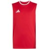 Detský dres bez rukávov adidas, ETRANDA 26 SL JERSEY Y Červená,Biela 116