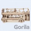 Wooden City 3D mechanické puzzle Londýnsky bus Double Decker 216 ks WR303
