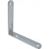 Uholník 80x80x15x2 mm biely zinok