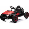 Beneo Elektrická Motokára SPORT-KART 24V, červená, EVA kolesá, Koženkové sedadlo, 2 x 50W Motor, 24V Batéria, Masívna kovová konštrukcia