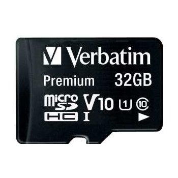 Verbatim microSDHC 32GB class 10 + adapter 44083