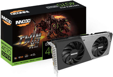 Inno3D GeForce RTX 4070 SUPER Twin X2 12GB GDDR6x N407S2-126X-186162N