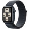 Apple Watch SE GPS 44mm Midnight Aluminium Case with Ink Sport Loop