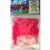 Rainbow Loom Original gumičky 300 kusov neónovo ružové