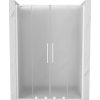 Mexen Velar Duo posuvné sprchové dvere 160 cm, mráz, biele - 871-160-000-32-20