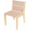Detská stolička vo svetloružovo-prírodnej farbe Vintage Nude – Lorena Canals
