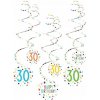 Amscan Dekoračné víry Happy Birthday Konfety 30