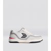 Cariuma UBA PRO Smoke White Suede Off-White Mesh Black Logo Red Sneaker