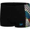 Speedo Boys Digital Panel Aquashort - black/red 116