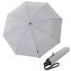 KNIRPS T.200 Medium Duomatic Melange grey - elegantní plně automatický deštník 9532014118