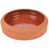 Trixie Bowl with rounded rim, ceramic, 500 ml/ř 17 cm, terracotta