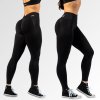 NEBBIA - Bezšvové legíny s vysokým pásom MAXIMUM PUSH-UP 302 (black) - L