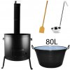 Perfect Home Set-54 Kotlíková súprava 80L, 5ks – kotlina/dymovod/kotlík/varecha/naberačka