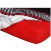 Dadka Džersej prestieradlo červené 60 × 120 × 10 cm