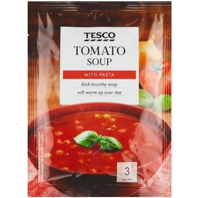 Tesco Paradajková polievka s cestovinami 68 g
