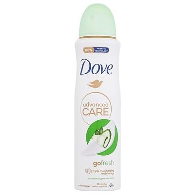 Dove Advanced Care Go Fresh Cucumber & Green Tea 72h antiperspirant s osvěžující vůní okurky a zeleného čaje 150 ml pro ženy