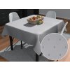 Biante Teflónový štvorcový obrus TF-080 Obdĺžničky na sivom 80x80 cm