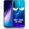 Picasee silikónový prehľadný obal pre Xiaomi Redmi Note 8 - Nesiahajte mi na telefón
