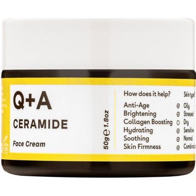 Q+A - Ceramide Barrier Defence Face Cream - Ochranný krém s ceramidmi - 50ml