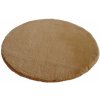 ROUTNER Kúpeľňová predložka UNI COLOR Béžová 10102 - Béžová / Kruh Ø 90 cm 10102