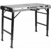 Stôl zvárací skladací, max. 454kg, hrúbka 2mm, 107x53cm, výška 70-93cm, fixačné otvory 20mm, FORTUM 4759970