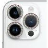 AppleKing tvrdené sklá posiate kamienkami na ochranu šošoviek zadného fotoaparátu na iPhone 15 Pro / 15 Pro Max - dúhová - možnosť vrátiť tovar ZADARMO do 30tich dní
