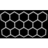 LVT Hexagon LED dizajnové osvetlenie 523x301cm 14L 570W 6500K PL5115