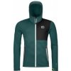 Ortovox Fleece Hoody M dark pacific XXL; Zelená mikina