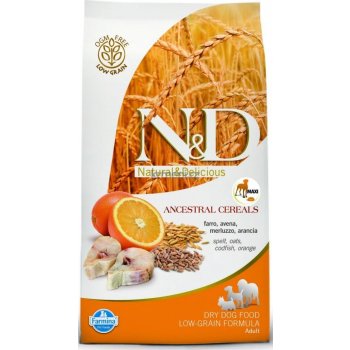 N&D Grain Free DOG Adult Maxi Fish & Orange 12 kg