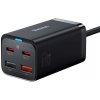 Nabíjačka sieťová BASEUS GaN3 Pro 65W + kábel USB Typ-C - USB Typ-C čierna (CCGP040101)