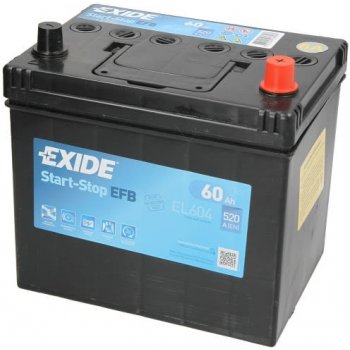 Exide Start-Stop EFB 12V 60Ah 520A EL604