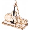 Robotime Rokr 3D dřevěné puzzle Houslové Capriccio 82 ks
