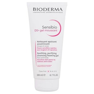 BIODERMA Sensibio DS+ Cleansing Gel čisticí gel pro podrážděnou pleť 200 ml pro ženy