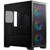 Cooler Master case Elite 302, Průhledná bočnice, mATX, 3x 120mm ARGB Fan, černá E302-KGNN-S00