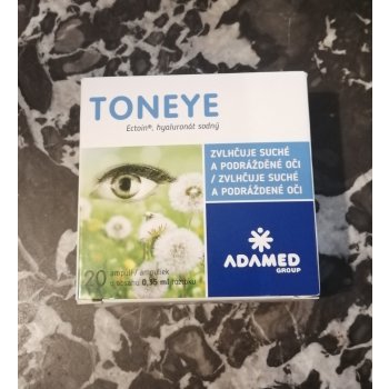 Toneye očné kvapky ampulky 20 x 0,35 ml