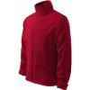 Rimeck JACKET 501 Fleecová bunda pánska S, Marlboro červená-Oceľovo sivá